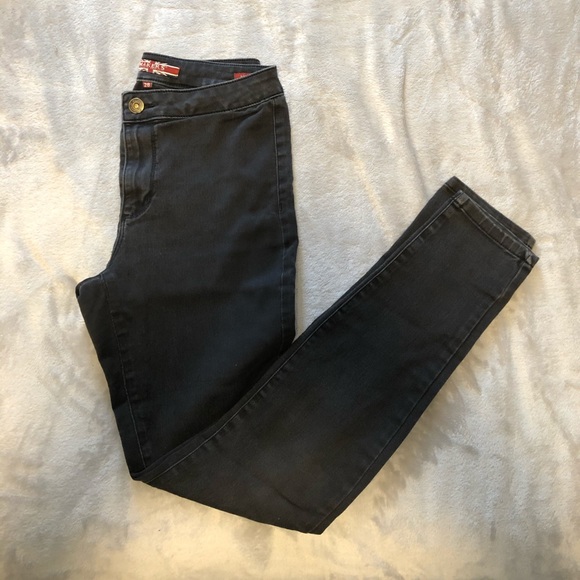 Black High Waist Skinny Jeans - Picture 1 of 5